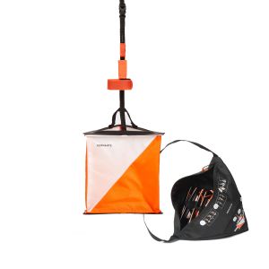 KIT DE 10 BALISES EN TISSUS 15x15cm POUR COURSE D'ORIENTATION - GEONAUTE