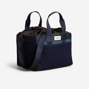 Sac de pansage équitation 25L - 500 Vert et Bleu - FOUGANZA