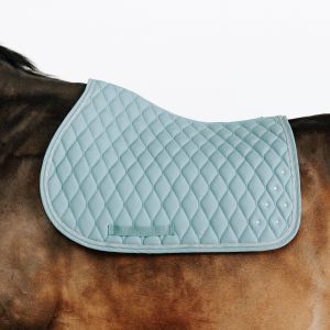 Tapis de selle &eacute;quitation strass Cheval et Poney - 500 c&egrave;dre gel&eacute;