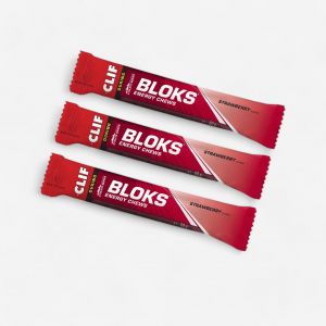 Gomme Énergétique CLIF BLOKS Fraise (60 g) *3 - CLIF