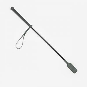 Cravache &eacute;quitation - 500 vert et noir - 58 cm