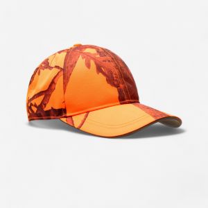 Casquette chasse orange camo 500