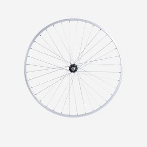 roue ville 28 ar rl sp mono argent Elops 100