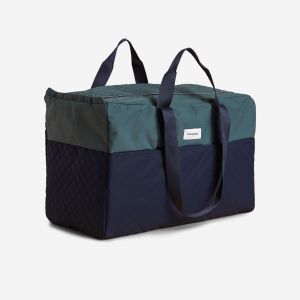 Sac de transport matériel équitation - DUFFLE 65 L Vert et Bleu. - FOUGANZA