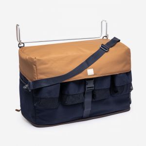 Sac de box &eacute;quitation cheval et poney - all in marine et marron