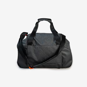 Sac de sport fond rigide d&eacute;perlant 35L, Academic noir - DECATHLON