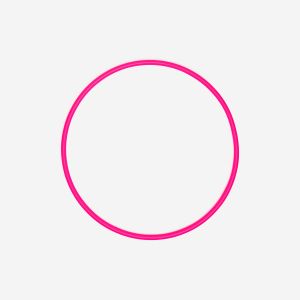 Cerceau de Gymnastique Rythmique de 65 cm Rose - DOMYOS