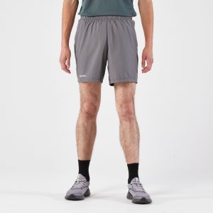 Short de running Homme - KIPRUN Run 100 Gris foncé - KALENJI