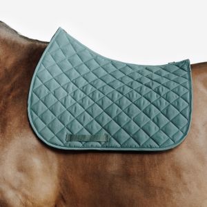 Tapis de selle équitation cheval et poney - 100 vert - FOUGANZA