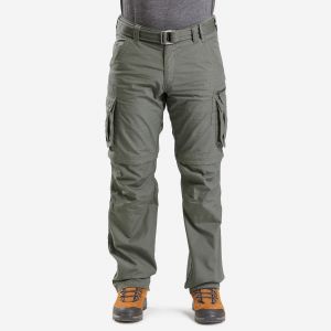 Pantalon cargo modulable de trek voyage - travel 500 modul kaki homme - FORCLAZ