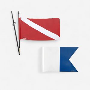 M&acirc;t + drapeau de signalisation pour sac &agrave; dos &eacute;tanche et planche de chasse subea