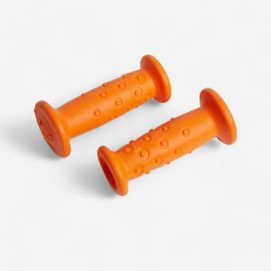 Poign&eacute;es draisienne v&eacute;lo 14 et 16 pouces orange (paire) - BTWIN