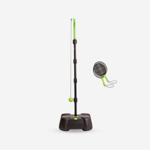 Pack de Speedball (1 m&acirc;t, 2 raquettes et 1 balle) TURNBALL STRONG NOIR JAUNE