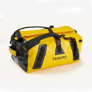 Sac étanche duffle bag - sac de voyage 60L Jaune noir - TRIBORD