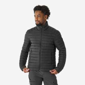 Doudoune de trek avec 90 % duvet recycl&eacute; -3&deg;C homme, MT100 noir