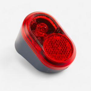 Eclairage velo ville Elops arrière pour dynamo led gris - ELOPS