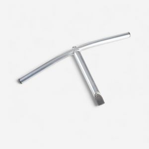Cintre potence plongeur 1 pouce diamètre 22 mm longueur 385 mm gris - BTWIN