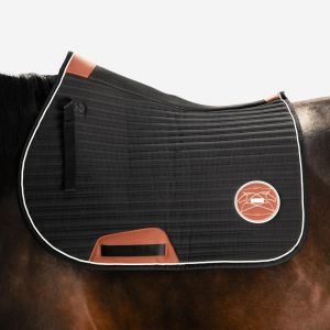 Tapis de selle &eacute;quitation Cheval et Poney - 900 noir