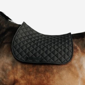 Tapis de selle équitation cheval - 100 noir - FOUGANZA