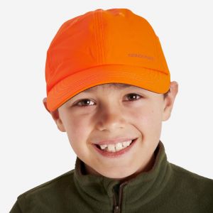 CASQUETTE CHASSE 100 JUNIOR ORANGE - SOLOGNAC