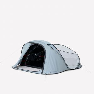 Tente de camping instantan&eacute;e 3 places, 2 Seconds XL Fresh & Black