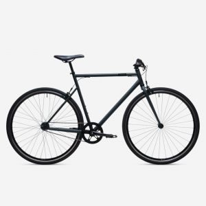 VELO VILLE SINGLE SPEED 500 GRIS CARBONE - ELOPS