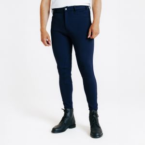 Pantalon Equitation Homme 100 bleu