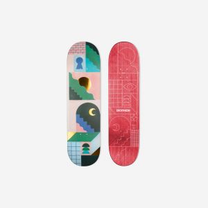 PLANCHE DE SKATE COMPOSITE DK900 FGC TAILLE 8.5" BY TOMALATER - DECATHLON