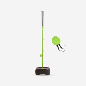 Pack de Speedball (1m&acirc;t, 2 raquettes et 1 balle) TURNBALL JUNIOR NOIR JAUNE