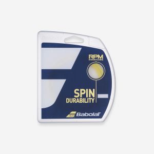 CORDAGE DE TENNIS MONOFILAMENT RPM HURRICANE JAUNE 1.25mm - BABOLAT