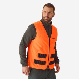 Gilet de chasse fluo epi 100 - SOLOGNAC