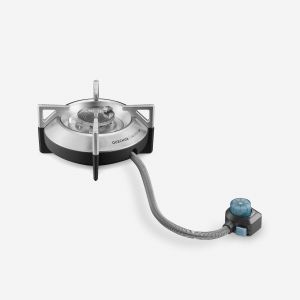 R&eacute;chaud 500 de camping &agrave; gaz d&eacute;port&eacute; 1 feu compact avec allumage piezo - 3500W - QUECHUA