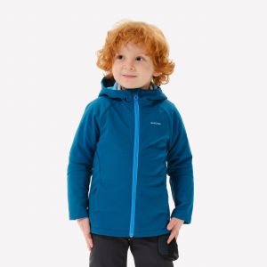 Veste softshell de randonn&eacute;e enfant 2-6 ans, MH900 bleu