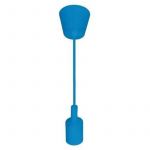 Suspension câble bleu (1m) E27 IP20 max 60W