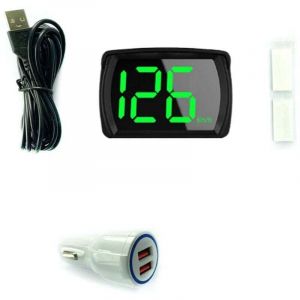 Affichage tête haute HUD pour voiture, compteur de vitesse GPS numérique pour voiture, camion, SUV, moto, compteur de vitesse en km/h, lot de 2