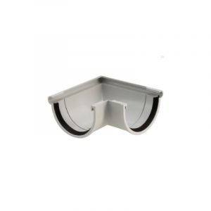 Angle extérieur gouttière pvc gris 16mm - AE16 - Girpi