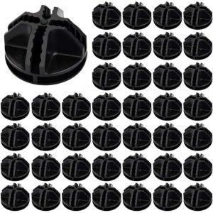 40pcs Fils Cube Plastique abs Connecteur Cube de Rangement Blanc Raccord Meuble de Rangement Raccord Meuble de Rangement Cube de Fil Modulaire Cube