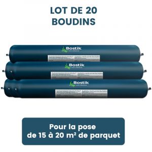 Colle parquet PU Bostik - Lot de 20 Boudins de 600 ml