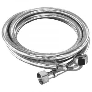 Flexible inox femelle - femelle 15x21 coudé longueur 150 cm Ikodm