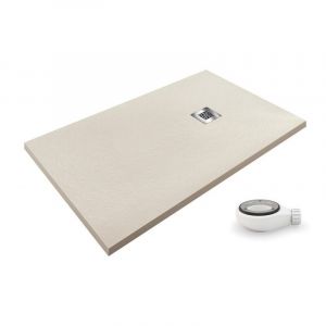 PDD - Receveur de douche extra plat airstone eco Beige Ral 9001 90X110