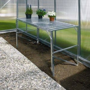 Table de culture en aluminium 1 plateau, Couleur Noir