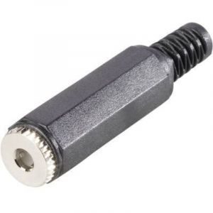 Jack 3.5 mm femelle, droit Bkl Electronic 1108017 Nombre de p&ocirc;les: 4 st&eacute;r&eacute;o noir 1 pc(s) D27469