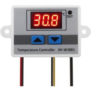 Module de contrôleur de température à Digital, commutateur de Thermostat XH-W3001 avec sonde étanche, Thermostat de Chauffage programmable (12V 10A