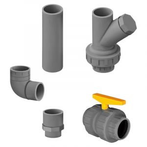 SFA - Kit &eacute;vacuation pour pompe de relevage Sanipump sld avec pied d'assise