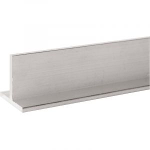T&eacute; 20x20x2mm longueur 2m alu anodis&eacute; argent - DUVAL - 41-0102-4032