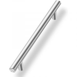 Ulisem Lot de 10 Poignee de Meuble Cuisine,Poignet de Porte Cuisine en Acier Inoxydable Poign&eacute;e Tiroir Entraxe 160mm Poignee Porte Cuisine Poign&eacute;e