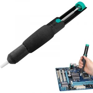 Noir Pompe &agrave; Dessouder, Desoldering Pump, Pompe &agrave; Dessouder Manuelle, Ventouse Outil &agrave; Dessouder Manuelle, Joint de Soudage Outil de Retrait &Eacute;l&eacute;ments