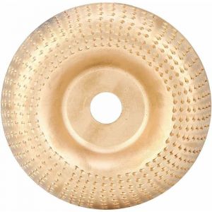Disque abrasif de polissage du bois de disque de forme de sculpture d'or pour la meule de meuleuse d'angle 10016 mm