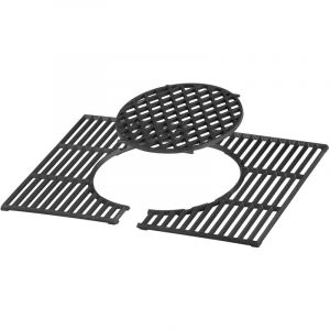 Syst&egrave;me de grille, fonte, 60 x 44 cm Grille modulaire en fonte barbecue, rectangulaire - Bbq-toro