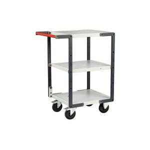 Servante d'atelier à monter - Chariot industriel évolutif - 3 plateaux 550x495mm - Charge max 250kg - 884720112